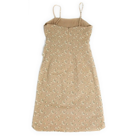 MAJORELLE NWT Womens Anna Floral Printed Wrap Dress in Tan Ditsy Size S - Picture 6 of 8